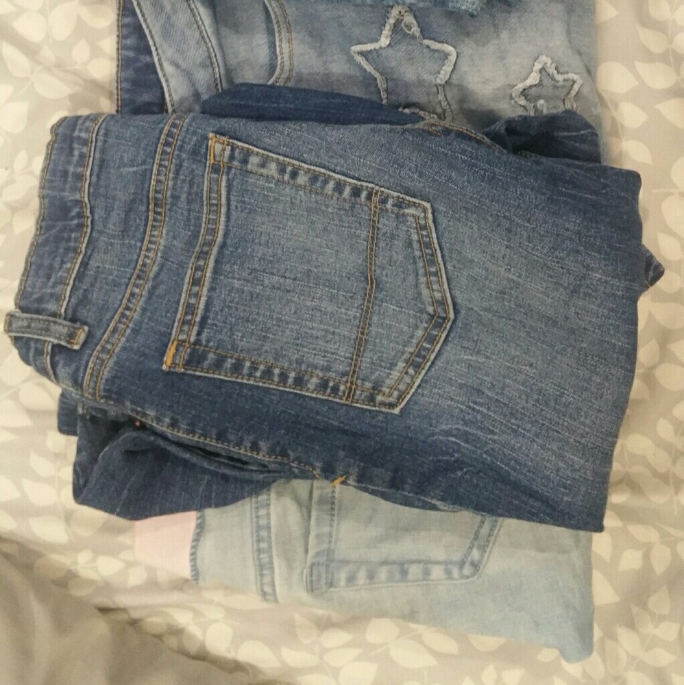 Girls size 10 jeans 4 pairs